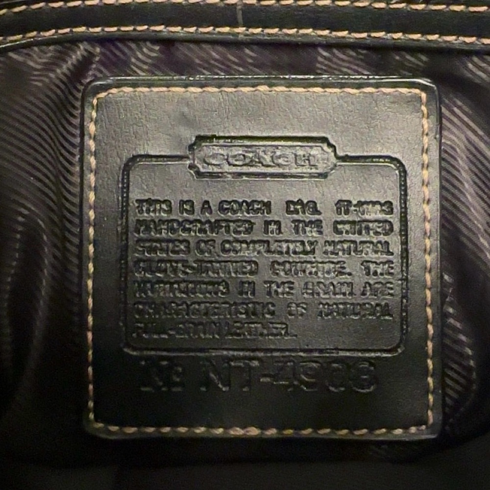 Vintage Coach Soho Signature Canvas Shoulder Bag | Y2K - Picture 3 of 16